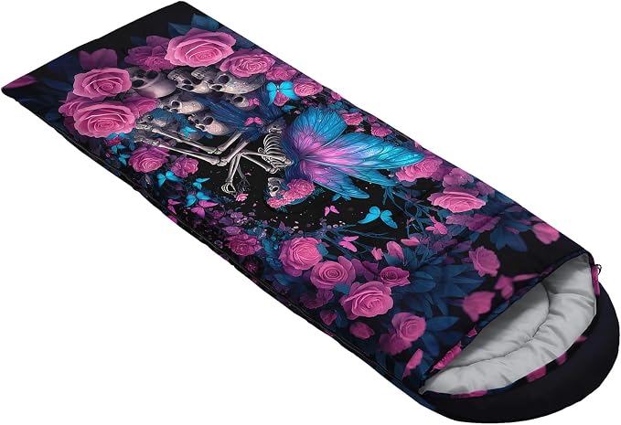 Pink Blue Flowers 34