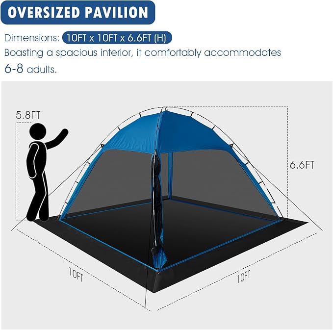 Blue Four-Sided