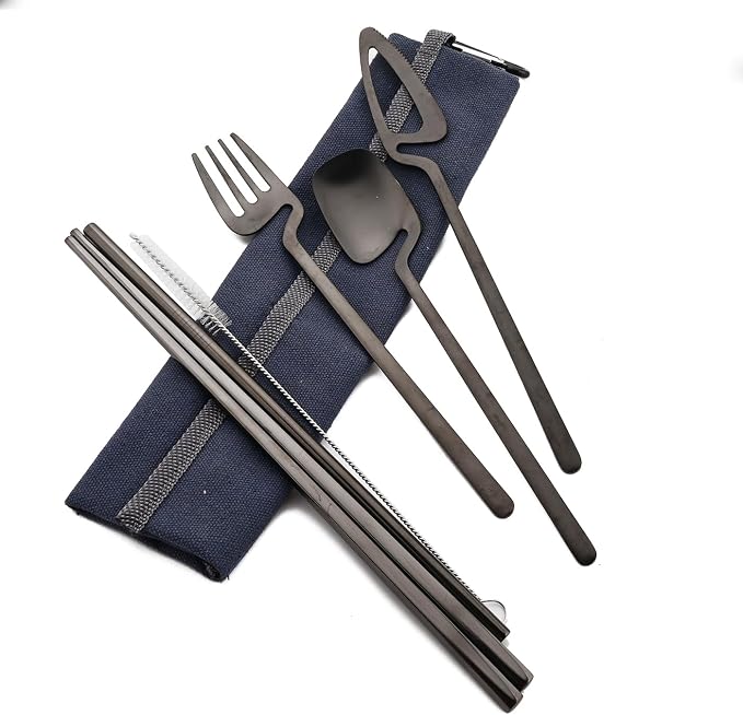 Black - Blue pouch