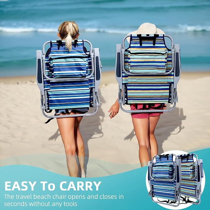 2pack Stripes-blue&cyan