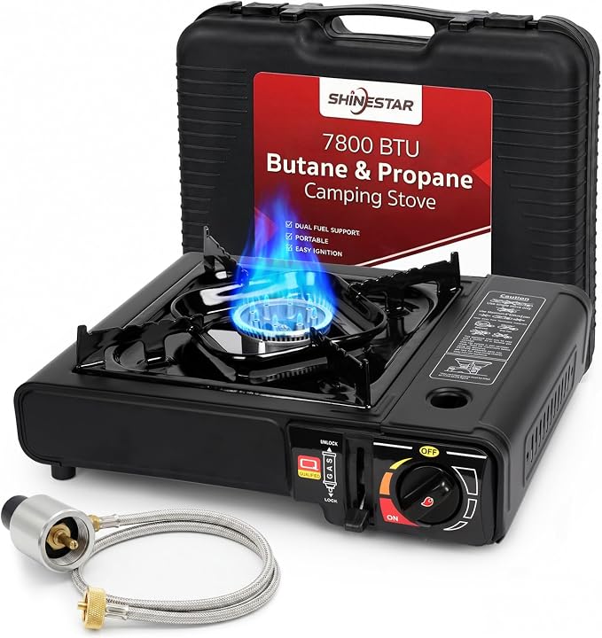 Black - 7800 BTU Dual Fuel