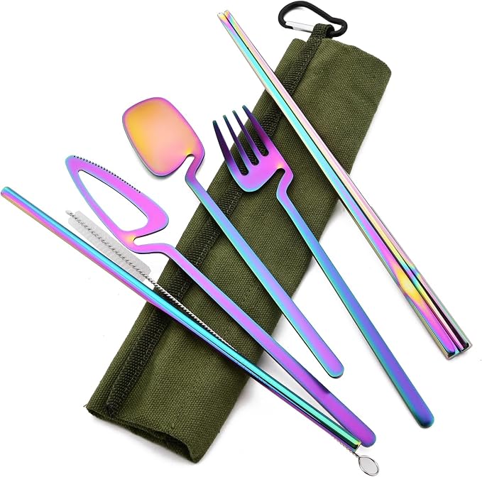 Rainbow - Green pouch
