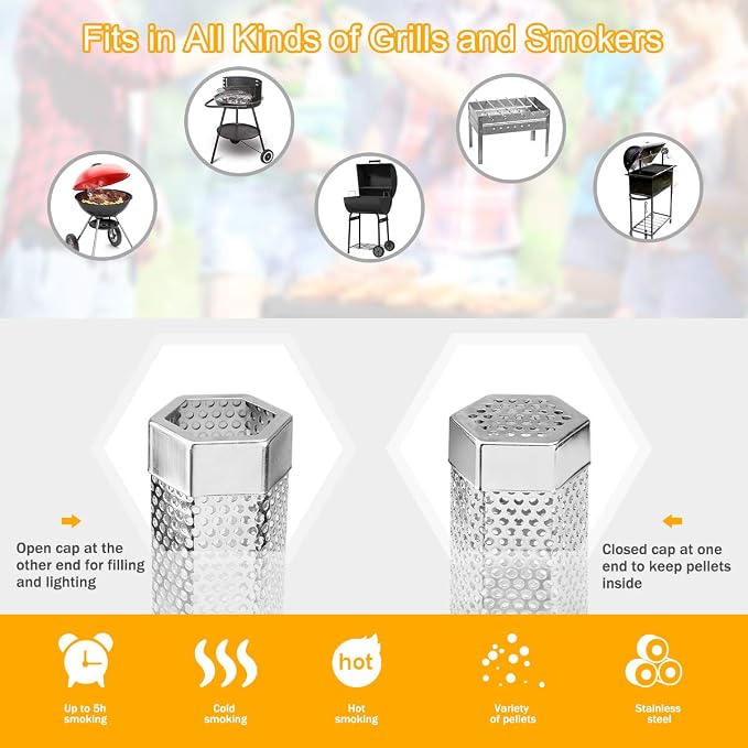 2 Pack Smoker Tube