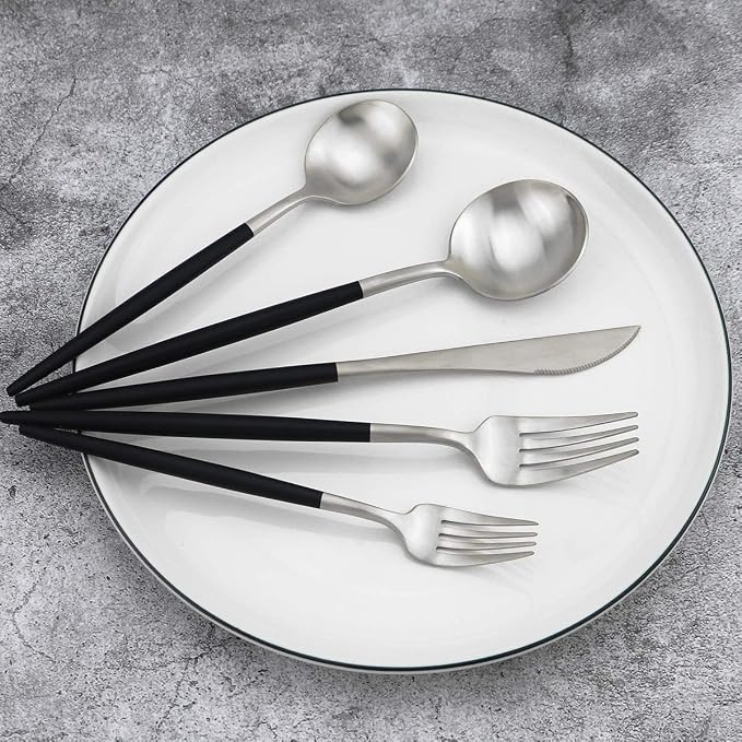 Black Handle Silver