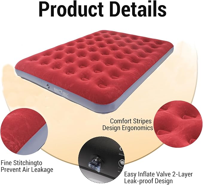 Queen Size Red Grey