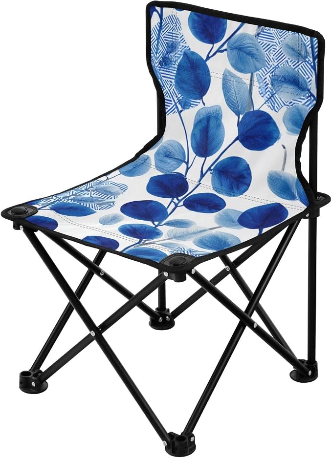 Boho Leaves Ink Blue