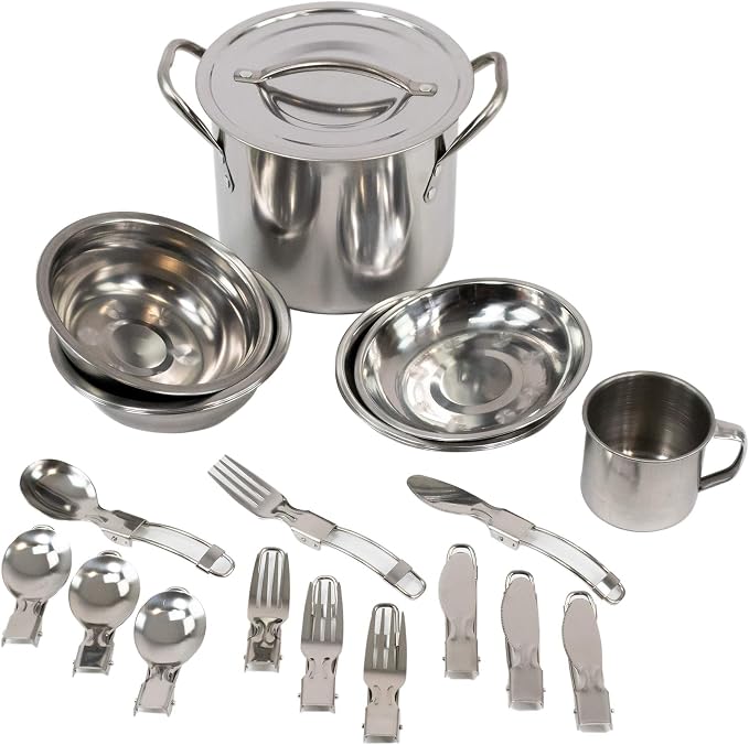 24x Fuel Cans with Stove Set & Cooking Set