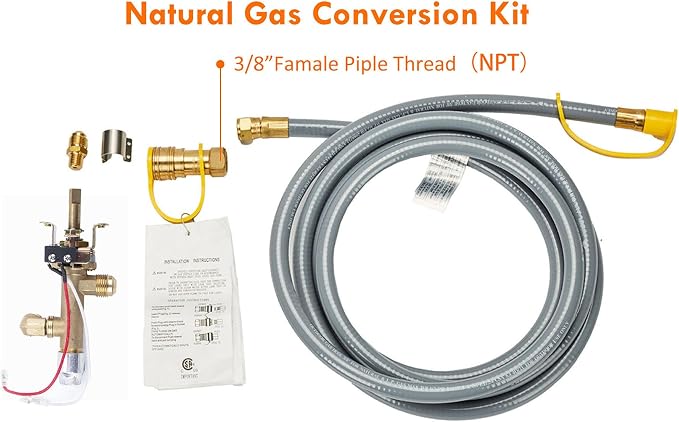 With Natural Gas Conversion Kit