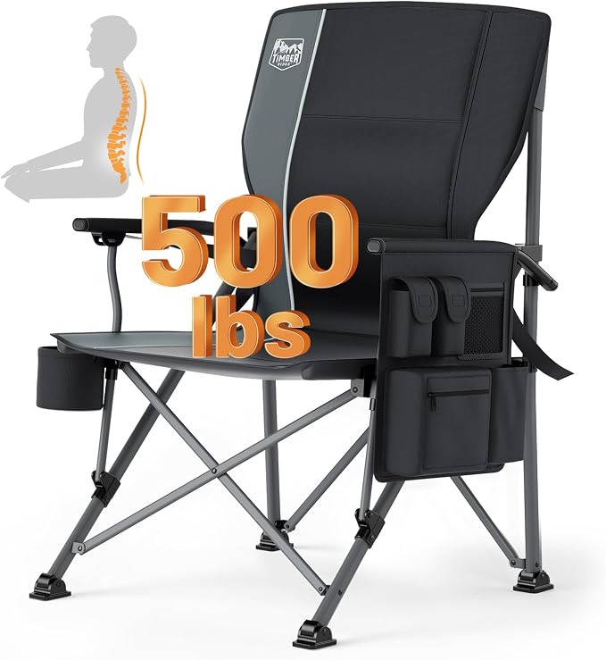 Aluminum Lumbar Support Black