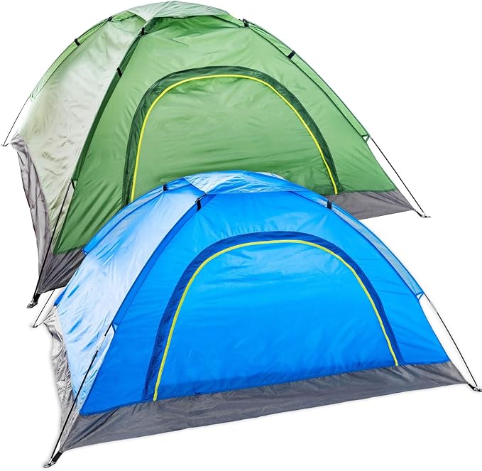 Blue & Green Tents
