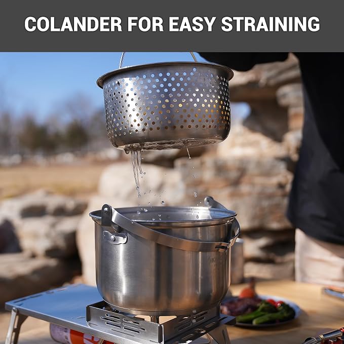 SILVER-4-6 PERSON COOKWARE SET+KETTLE