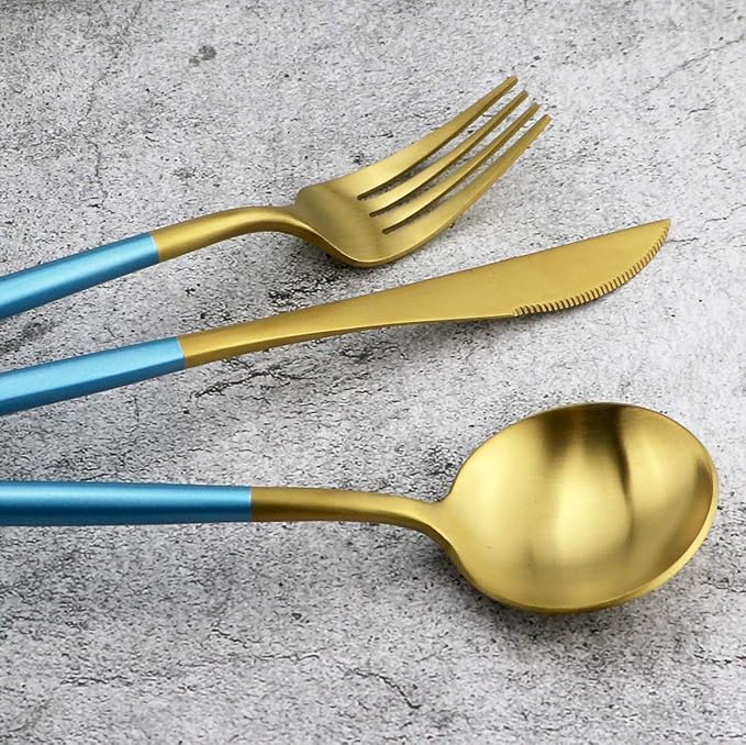 Blue Handle Gold