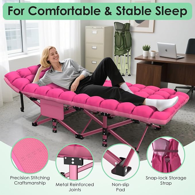 Pink Cot & Pink Pad