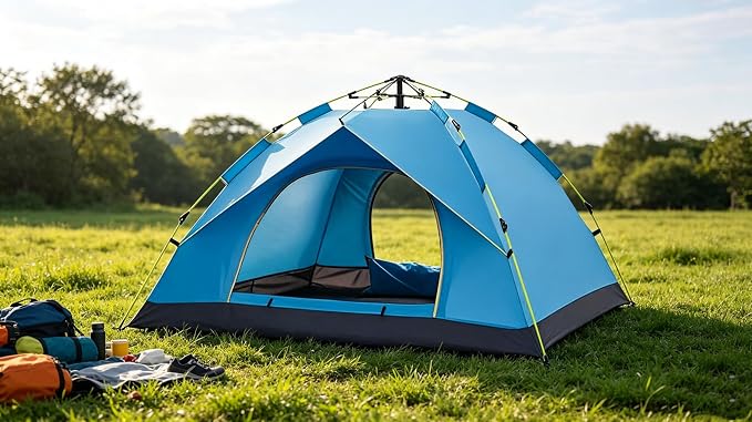 Single-layer Instant Tent | Blue | 2 Person