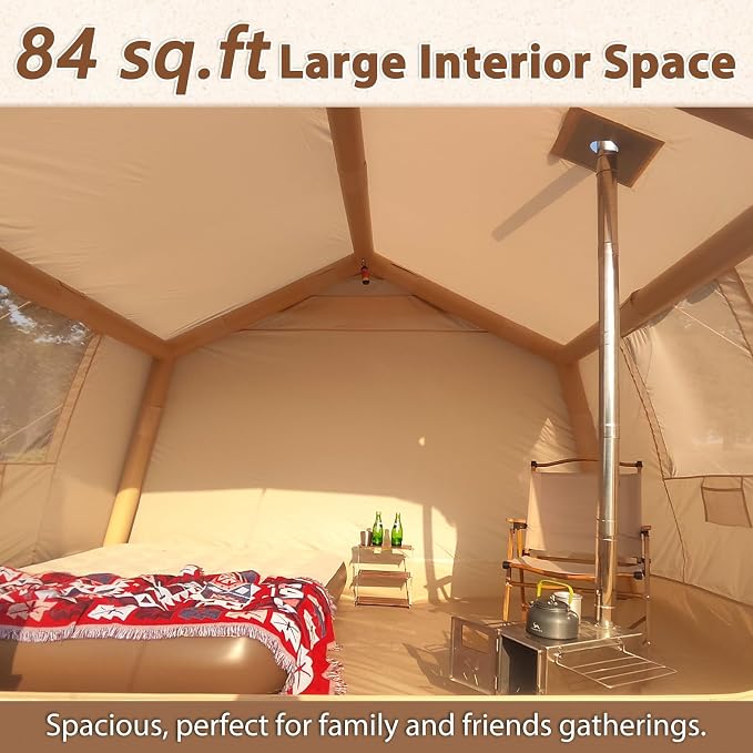 10.5ft*8.04ft*7.05ft (4-5 person)(Beige)