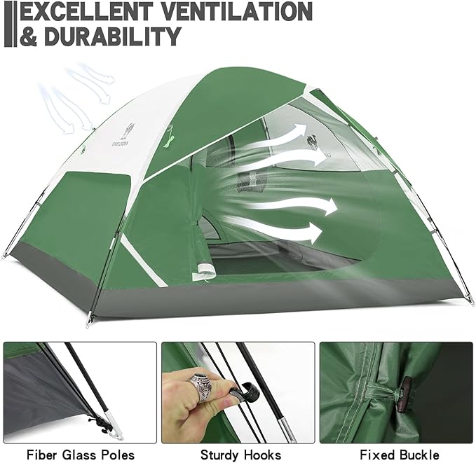 6 personArmy Green/grey-1