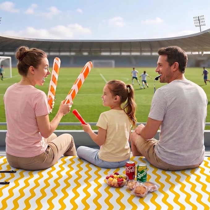Yellow (Wavy Stripes)
