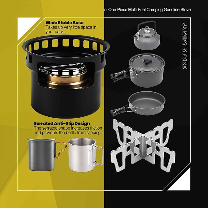 alcohol stove black