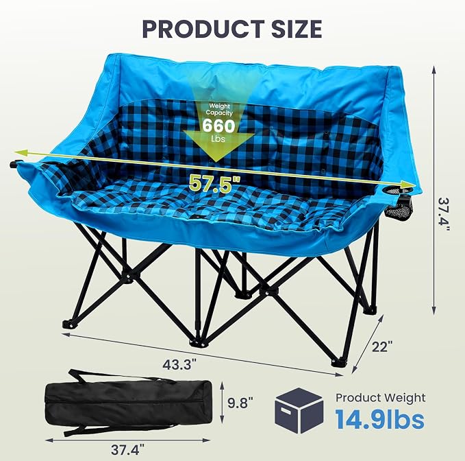 XL Blue Plaid