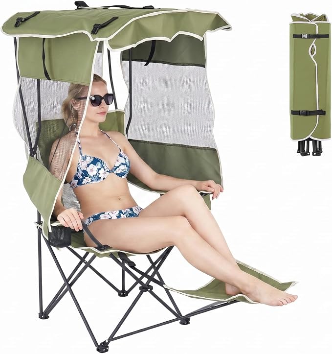 Green With Footrest