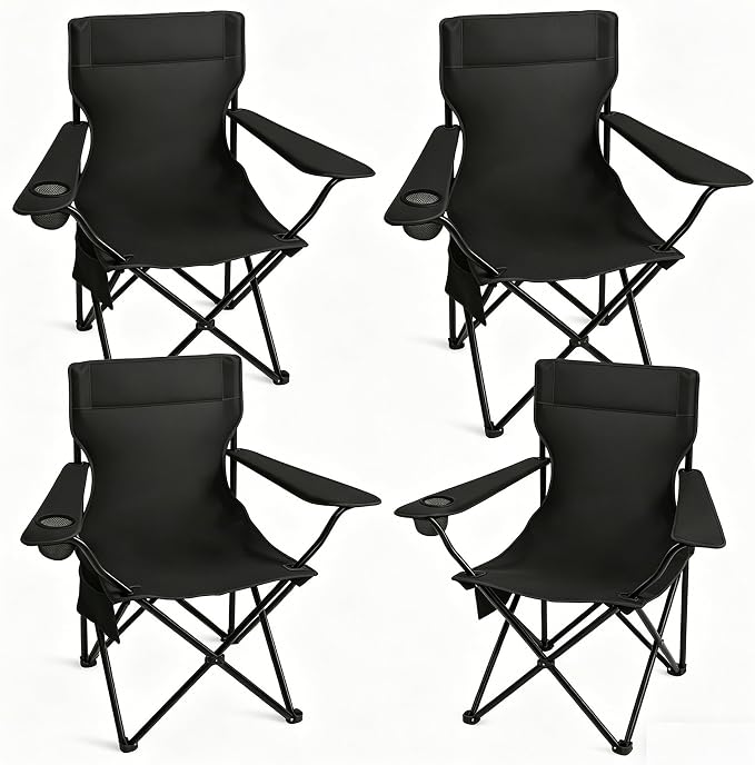 Black- 4 Pcs