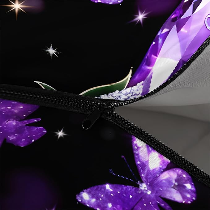 Purple Diamond Print 5