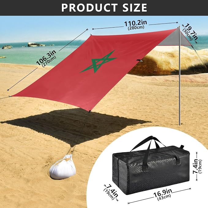 National Flag of Morocco