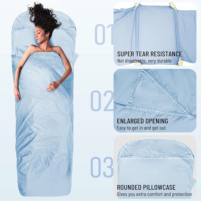 Sky Blue - No Zipper