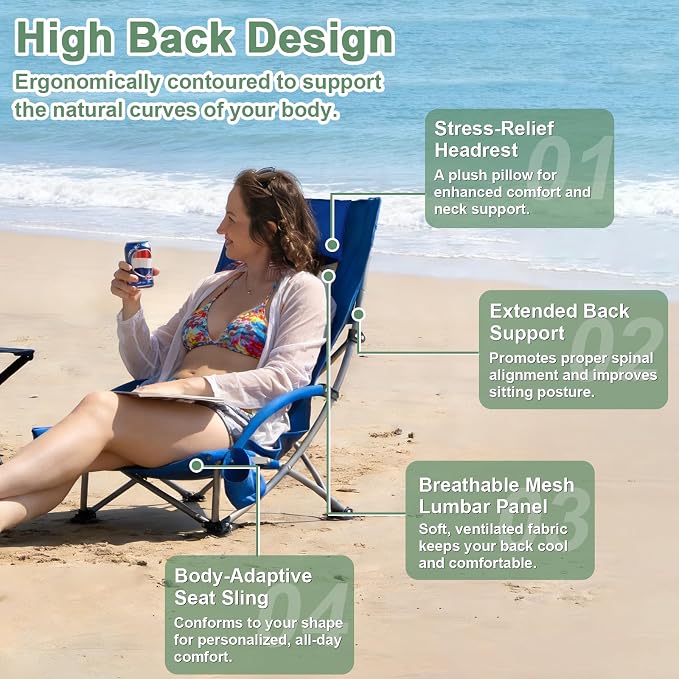 Blue - High Back
