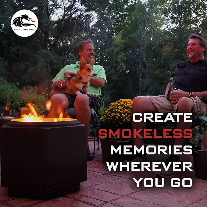 Bronze Backyard Smokeless Firepit
