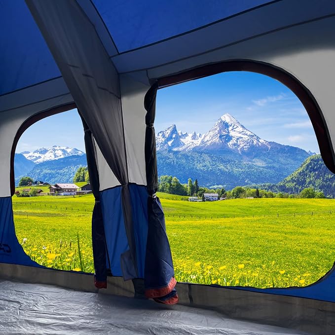 Blue-12 person tent