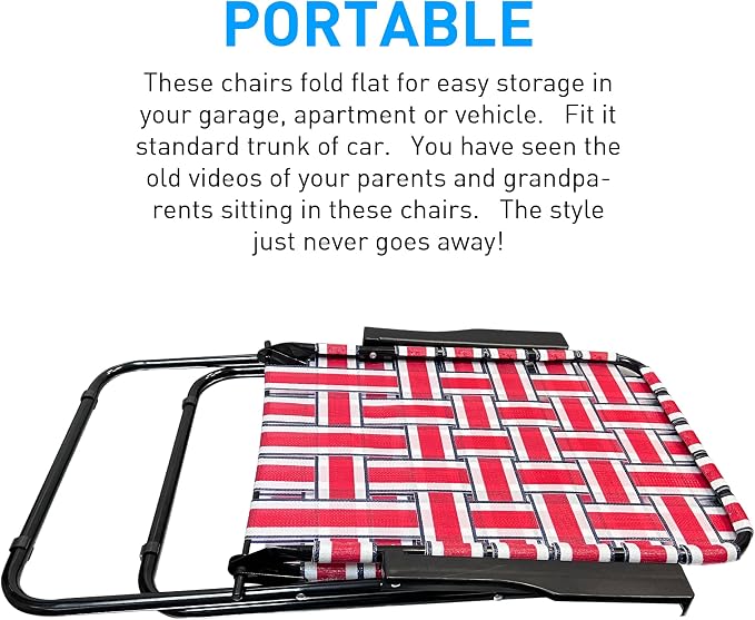 2 Pack Red/Blue Stripes