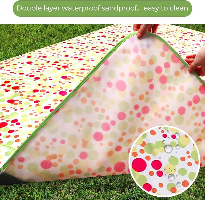 Green-colorful Polka Dot