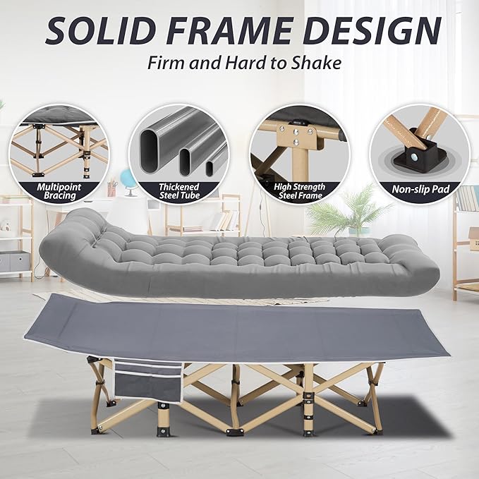 Grey Cot/Grey Pad