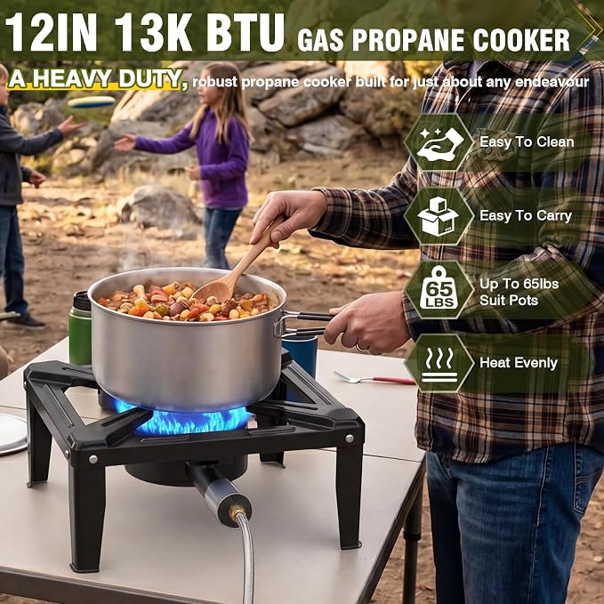 11” propane burner
