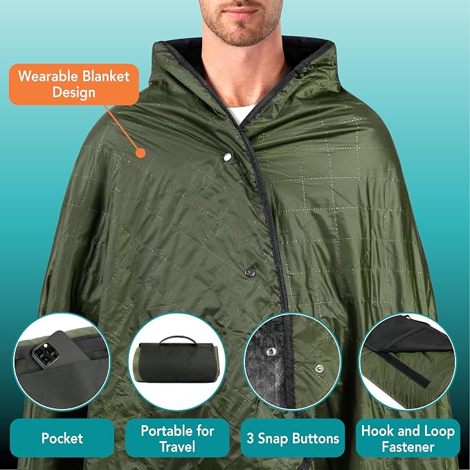Olive Green/Grey Fleece