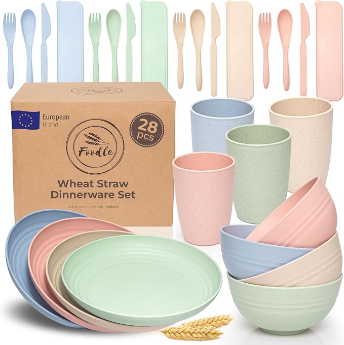 Beige, Green, Blue & Pink
