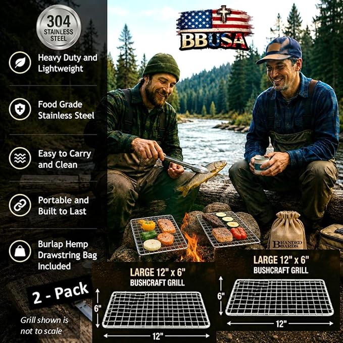 Two Large Grills + Bag