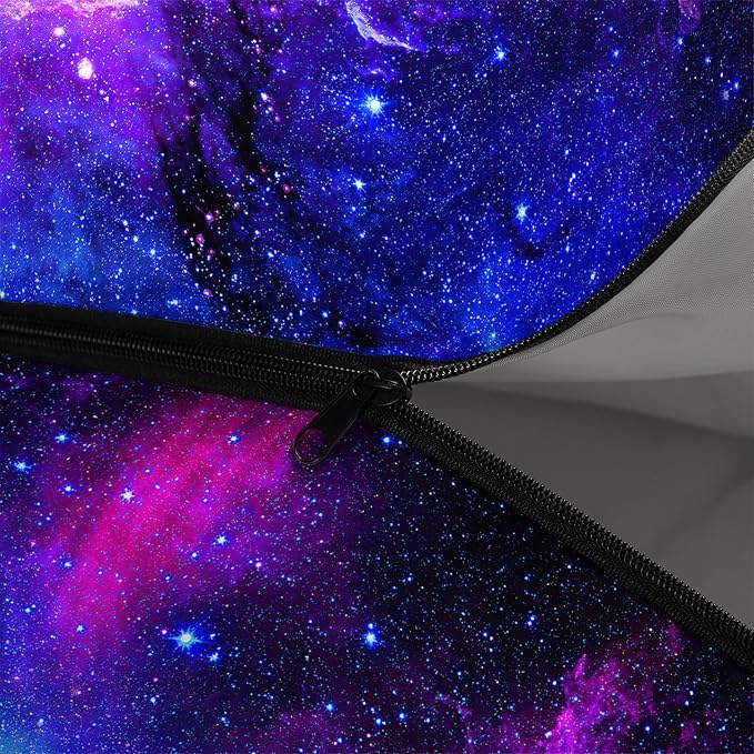 Purple starry sky