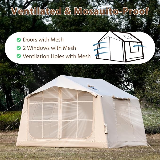 10.5ft*8.04ft*7.05ft (4-5 person)(Beige)