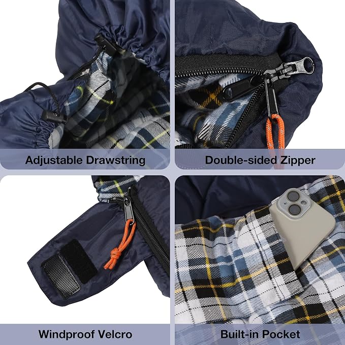 Blue w/Hood(Zip)