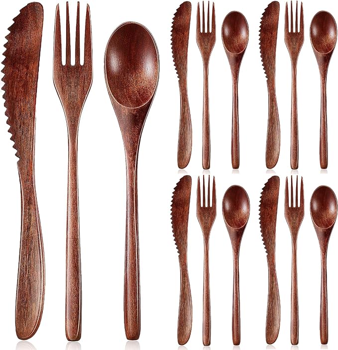 4 Sets of Knives, Spoons and Forks