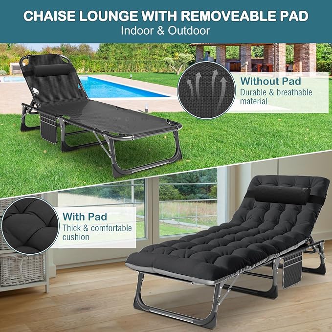 Black Chair/Black Pad