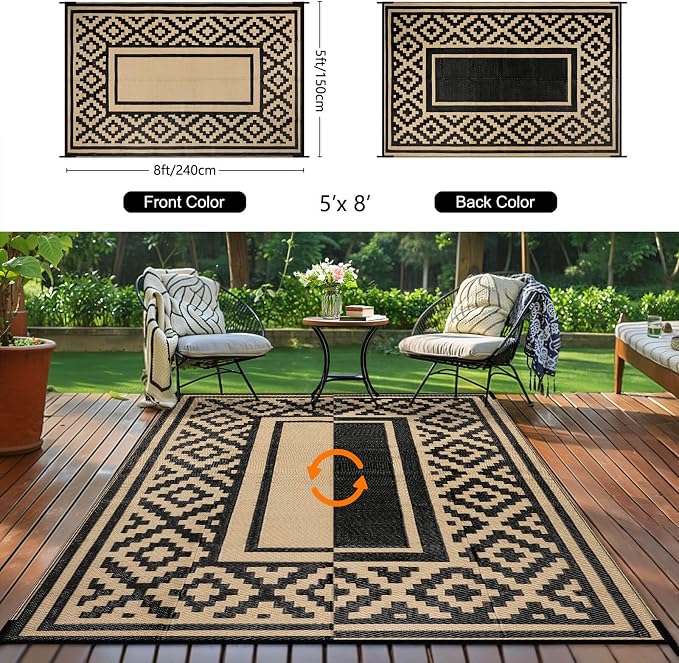 Stripe Black Brown