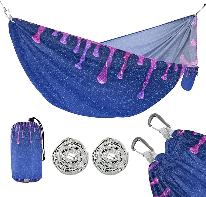 Deep Blue Purple Drip
