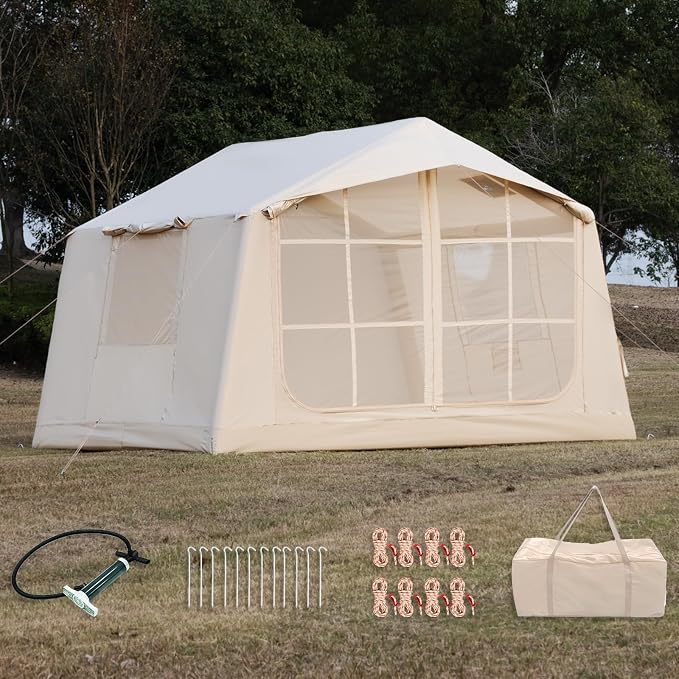 10.5ft*8.04ft*7.05ft (4-5 person)(Beige)