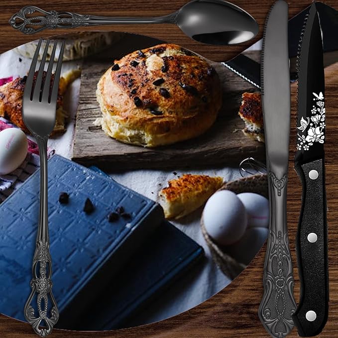 HT-48/Steak Knives-Black