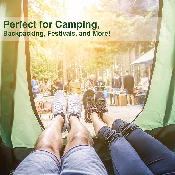 Blue & Green Tents