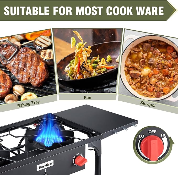 Stove-Auto Ignition+Side Shelves