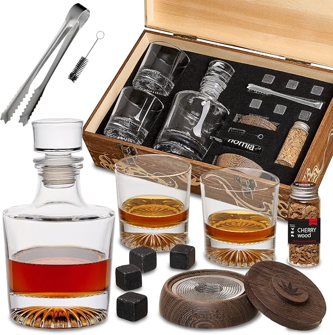 Whiskey Box - 2 Glasses With Bottle